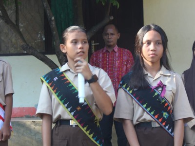 Ketua dan Wakil Ketua OSIS 2024-2025 SMP N 1 KOMODO